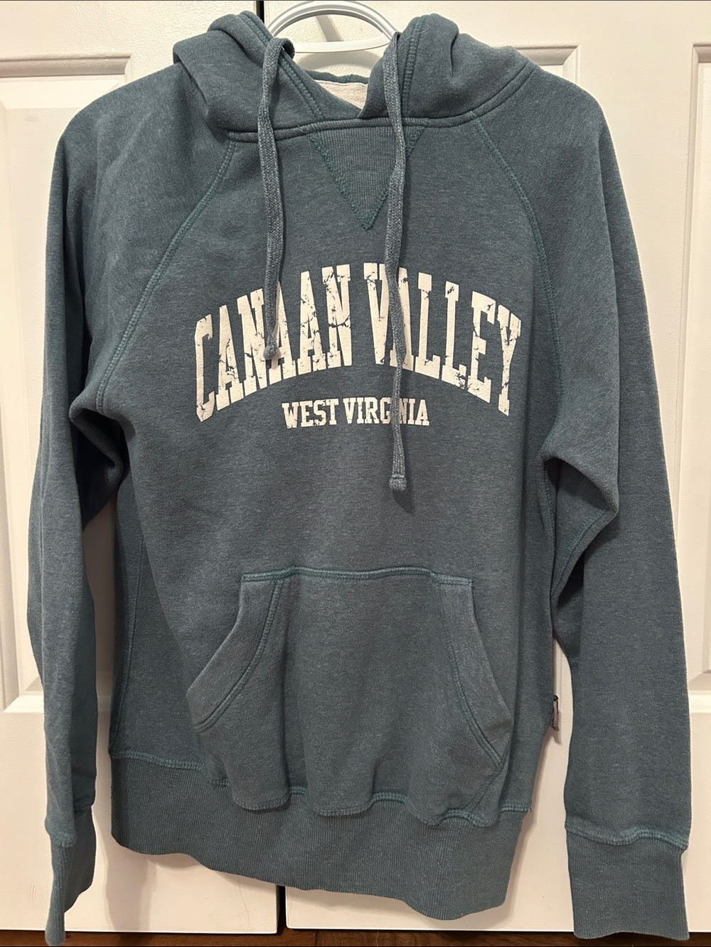 Canaan Valley West Virginia Pullover Hoodie - Teal Blue
